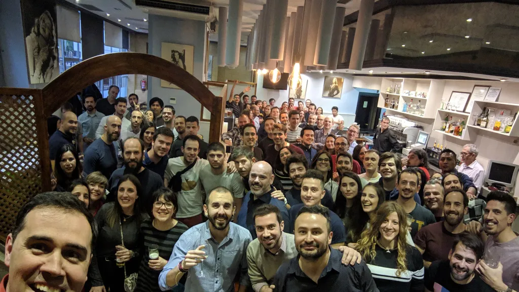 Todos los developers de Kairós en el MánuFest 2019
